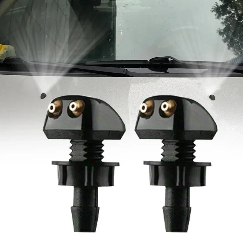 Car Windshield Wiper Washer Spray Nozzle Fits Most Car Models Car Adjustable Dual Holes Windshield Washer Nozzle Wiper