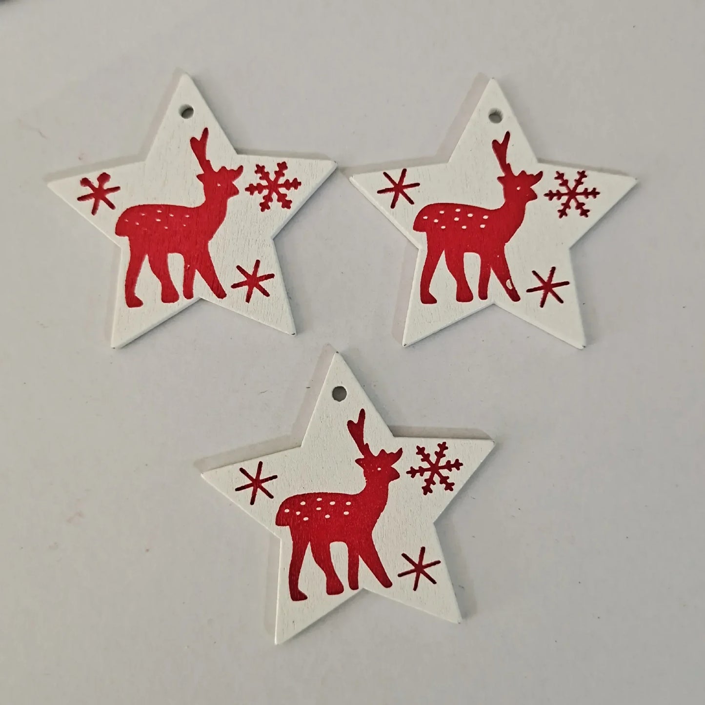 HighConcerned Mini Holzdeko - Unbehandeltes Holz, 4x5 cm, 10 Stück