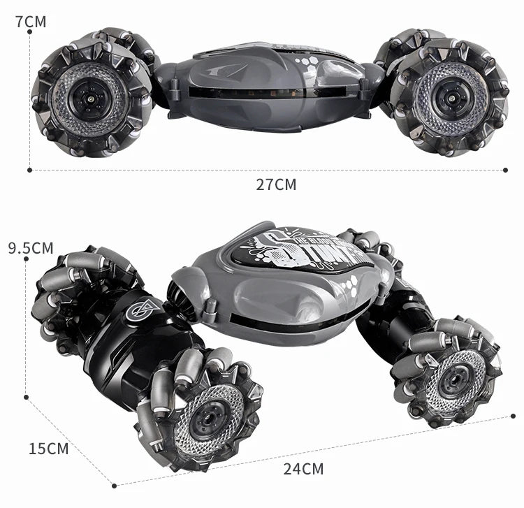 RC Car 4x4 Remote Control Cart Stunt Gesture Sensing 1/12 RC Drift Car With LED Light Deformation Novel Toys For Children Toys