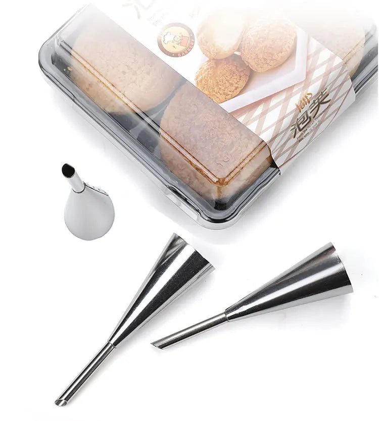 MEXQCH Puff Mou Spritzdüse Edelstahl - Set 4 Stück Ø6mm