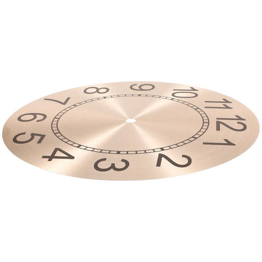 Clock Dial Round Plate Wall Panel Clocks DIY Faces for Crafts Handmade Materials