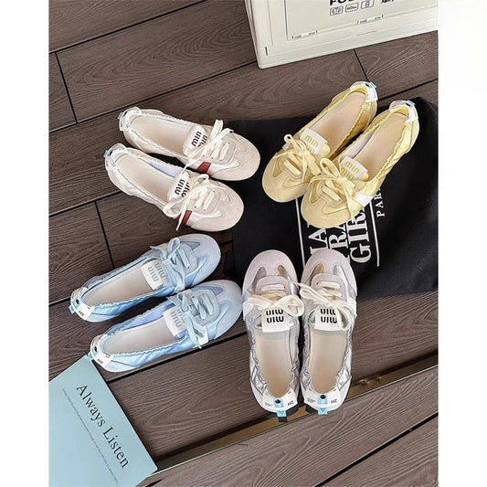 TrendSneak Canvas Sneakers Atmungsaktiv - Schnürung, Flach