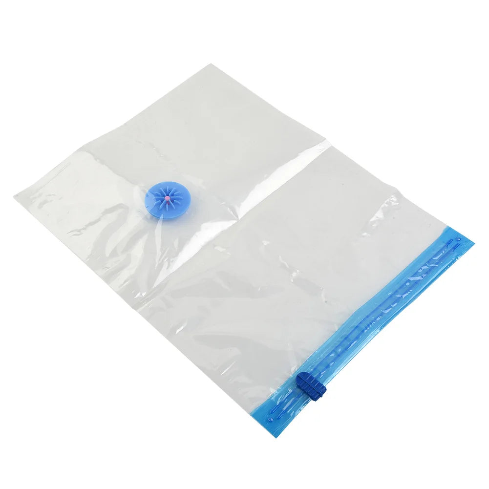 Transparent Vacuum Bag Folding Compressed Space Saving Clothes Storage Vacuum Storage Bag Household 1 Pcs