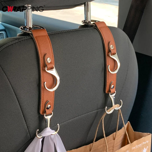 Multifunctional Car Seat Back Hook Universal Auto Electric Bike Storage Good Hanging Hooks Creative Storage Hook Car Decorations