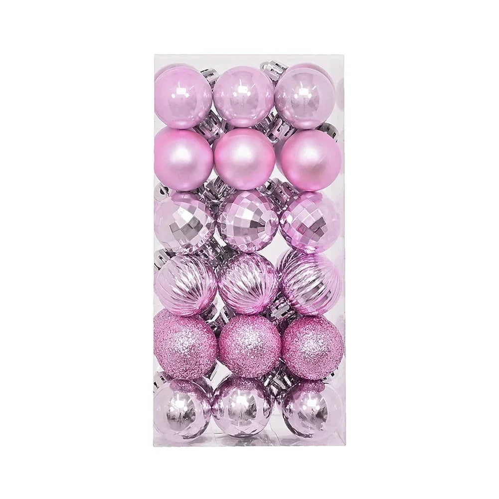 Choice Christbaumkugeln 3cm Set - 36 Stück, Durchmesser 3 cm, Ungiftig