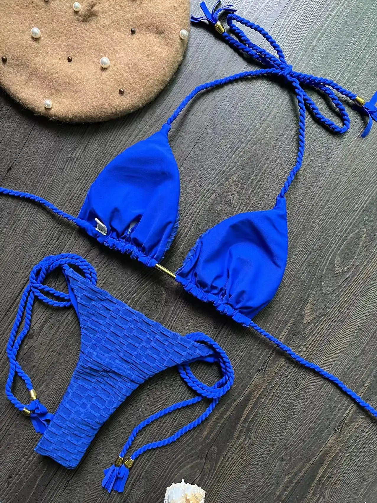 RUOTONGSEPT Elegant Bikini Set 2025: Verbesserte Unterstützung Tanga Brazilian Low Waist Design Wire-Free - Brasilianischer Badeanzug Frauen Schwimmbekleidung Polyester Strand Wear