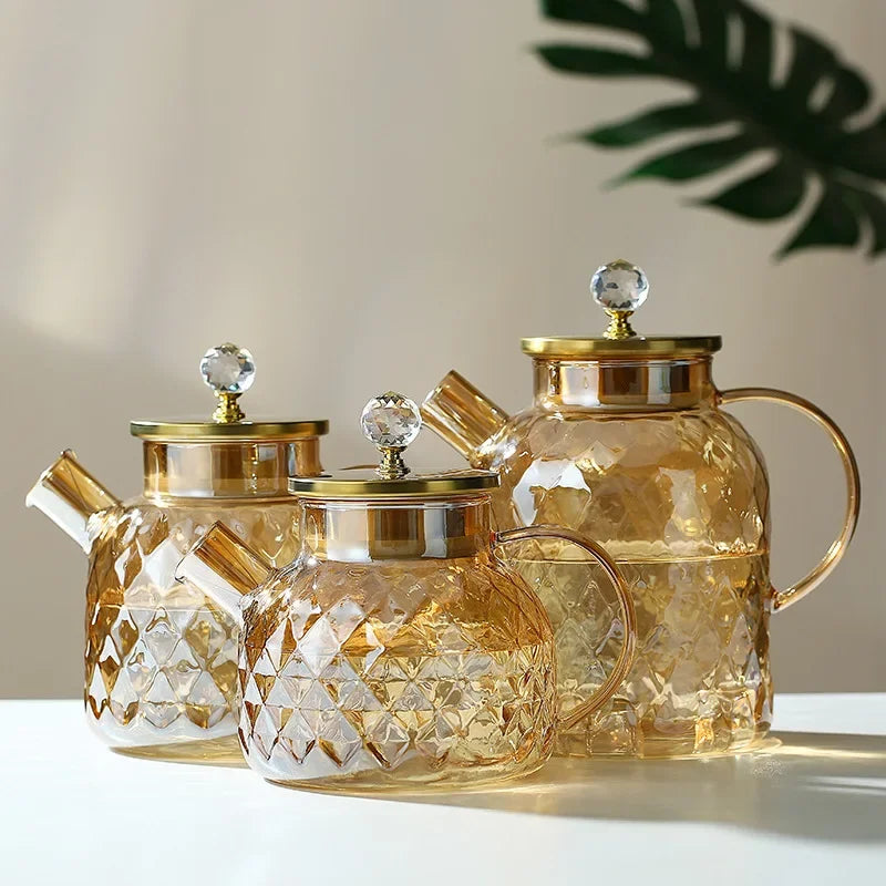 CasaBella Teekanne Mit Sieb - 1.0L Borosilikat Herd