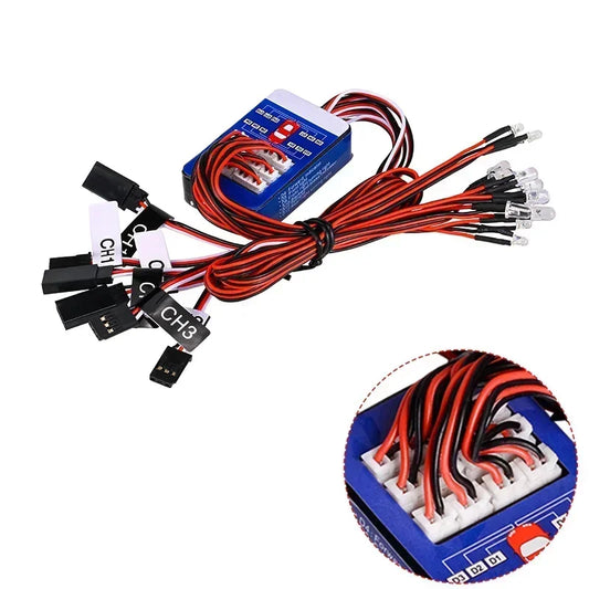 TAMIYA professional remote control model car lamp group rc car lamp simulation linkage third channel controllable turn signal