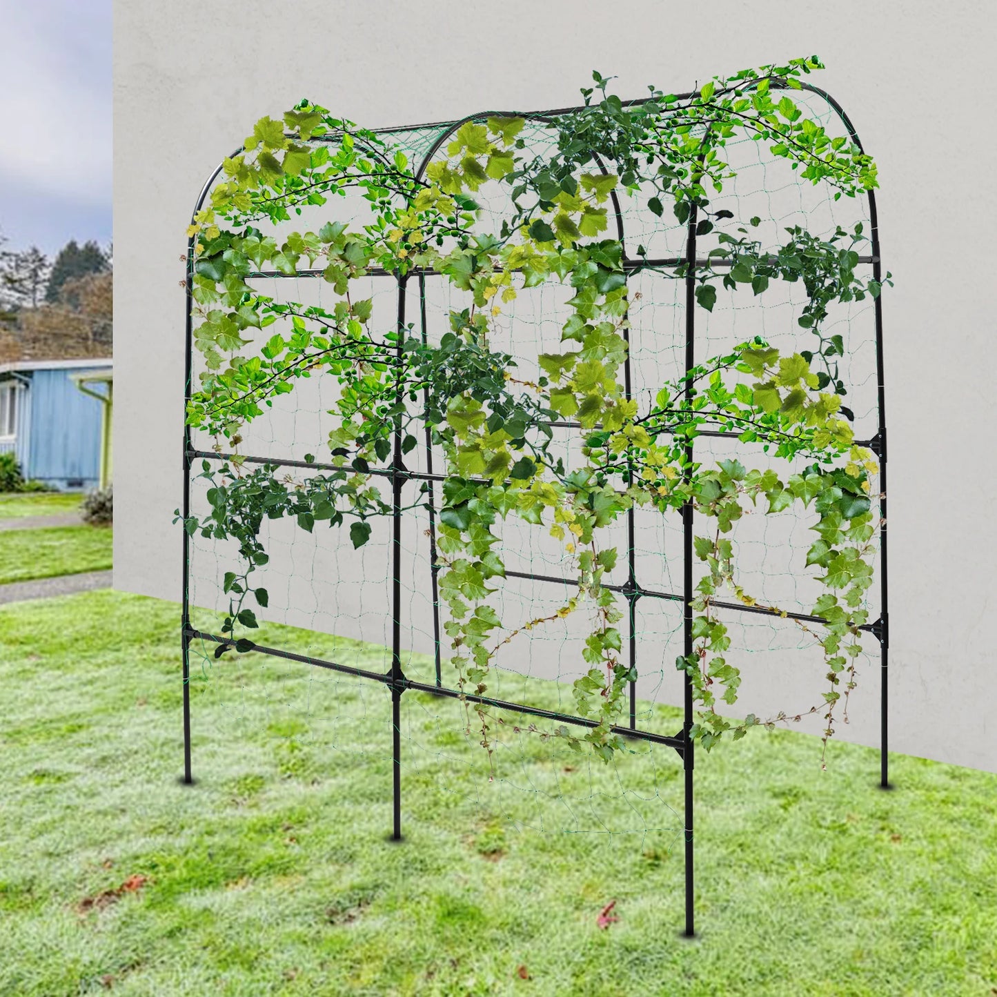 GartenMeister Gartenbogen 230 cm Höhe, 20 mm Rohrdurchmesser, Stahl/PE