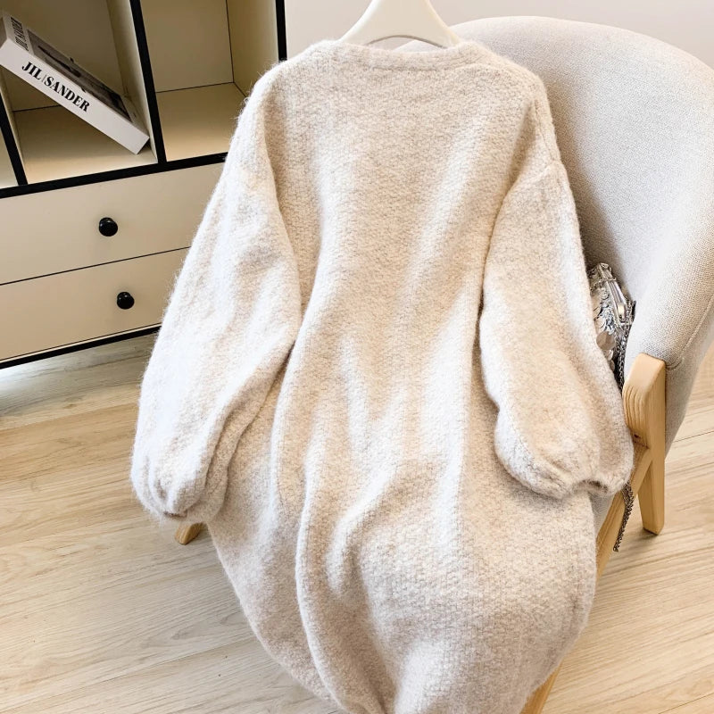 MEXZTCN Eleganter Cardigan - Länge 26+ Zoll Gewicht Heavy
