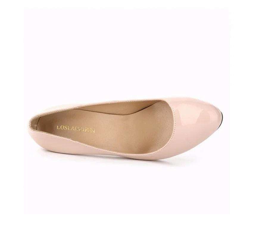 Women Stilettos Elegant Platfrom Pumps Sexy 11cm Round Toe High Heels Shallow Lady Office Party Wedding Shoes Large Size 43