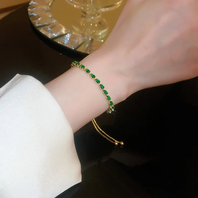 Wellen Geometrie Verstellbar Armband Bangle Luxus Mode Strass Kristall Armbänder Frauen Hochzeit Handgelenkband Schmuck