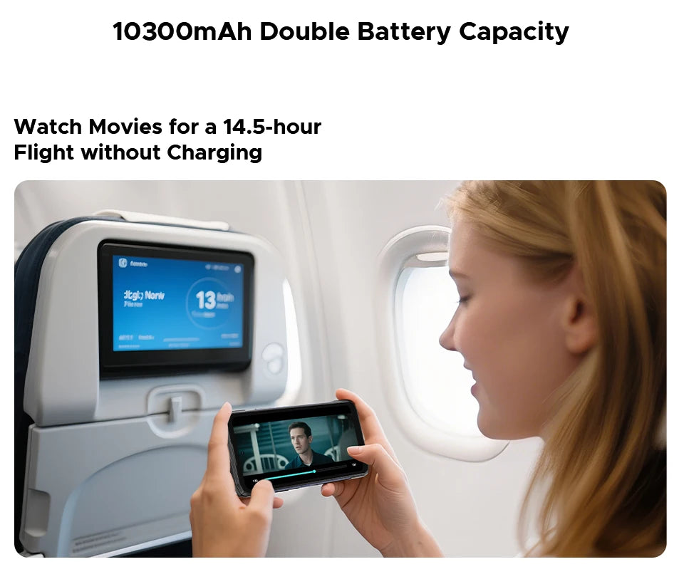 DOOGEE Blade20 Robustes Gemini AI Smartphone - 10300mAh 6,6 Zoll 18W