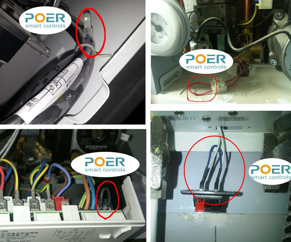 Smart-Thermostat 2025: POER Wireless WiFi Heizung - Digital Temperaturregler Gaskessel Alexa Collection