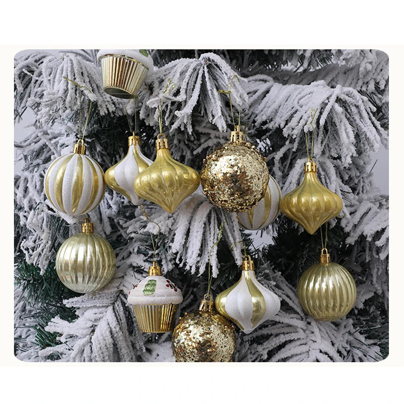 Electronic Farbige Schaumseidenkugeln Glitzernde - Ø6cm,13Stk Rot Grün