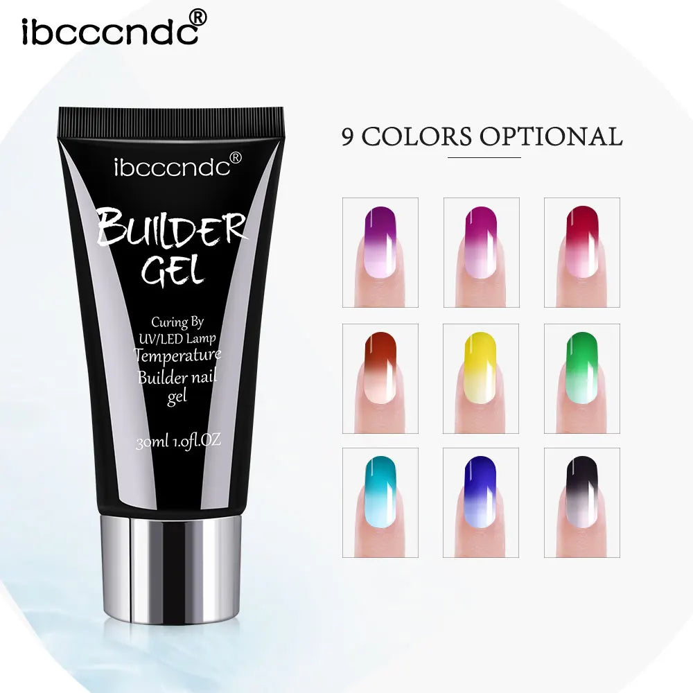 Semi-permanent Gel for Nails Poly Nail Gel Polygels Uv Led Nail Lamp Manicure Extension Material Acrylic Polish temperature