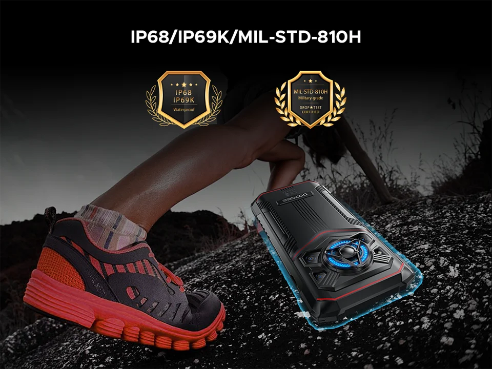 DOOGEE Blade20 Play Robustes 5G - Kapazität 10300mAh, 33W, 6,6 Zoll