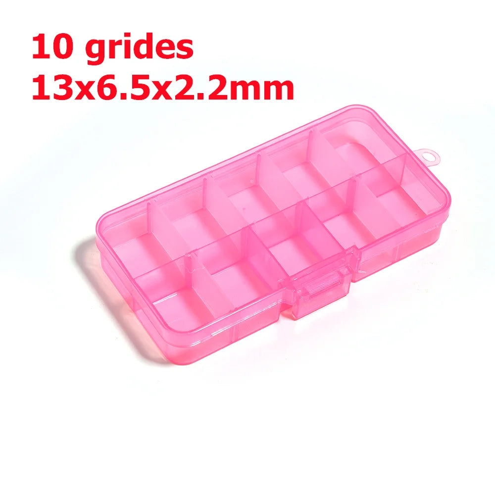 Plastik Schmuck Boxen Plastik Werkzeug Box Verstellbar Handwerk Organizer Lagerung Perlen Armband Schmuck Boxen Verpackung Großhandel