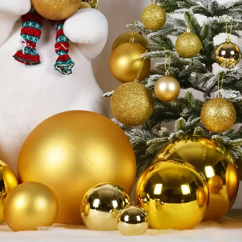 Choice Weihnachtskugeln Shatterproof - Kapazität 24 Stk, Ø4 cm