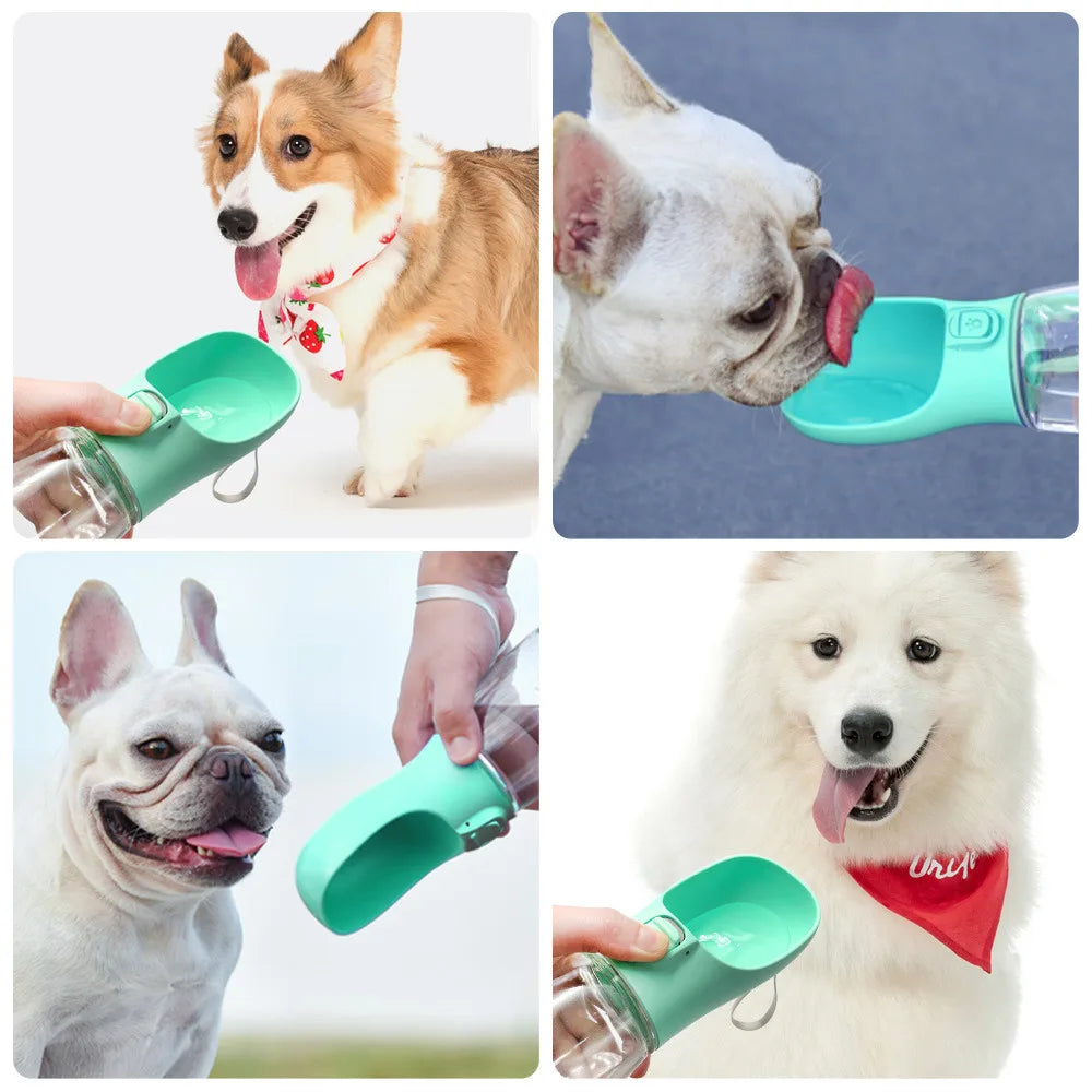 Tragbar Hund Wasserflasche Futter Und Wasser Behälter Für Hund Haustiere Futter Schüssel Outdoor Reise Trink Schüsseln Wasser Spender