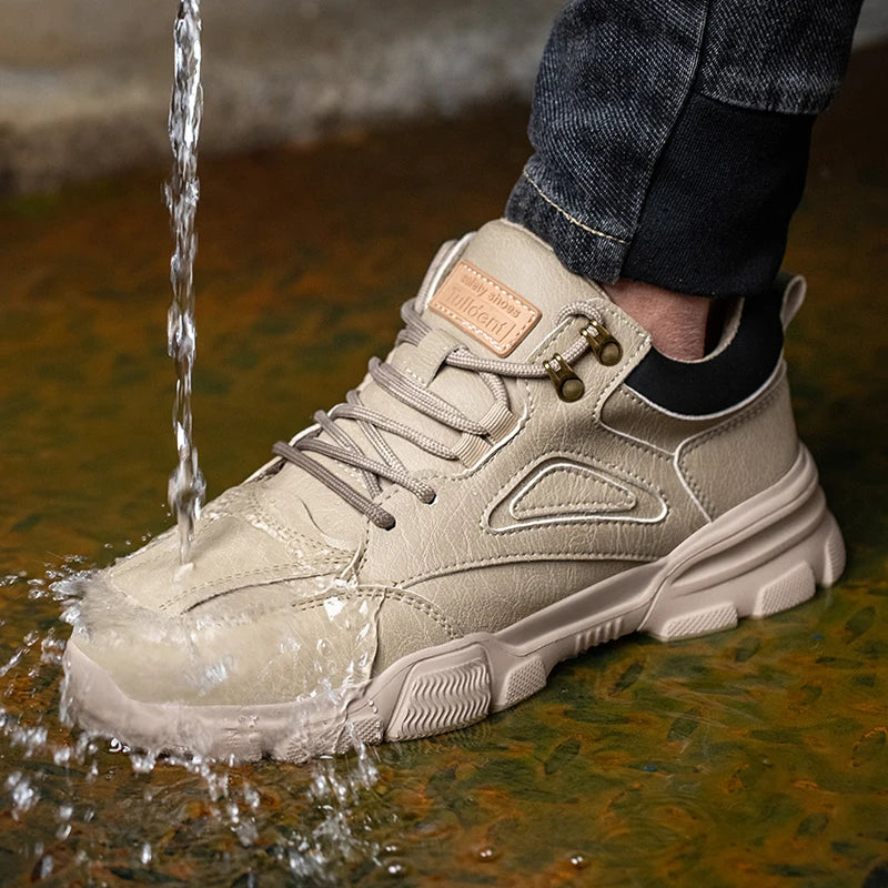 TANRDON W0484 Stahlkappe Sicherheitsstiefel - Größe 46 Leder