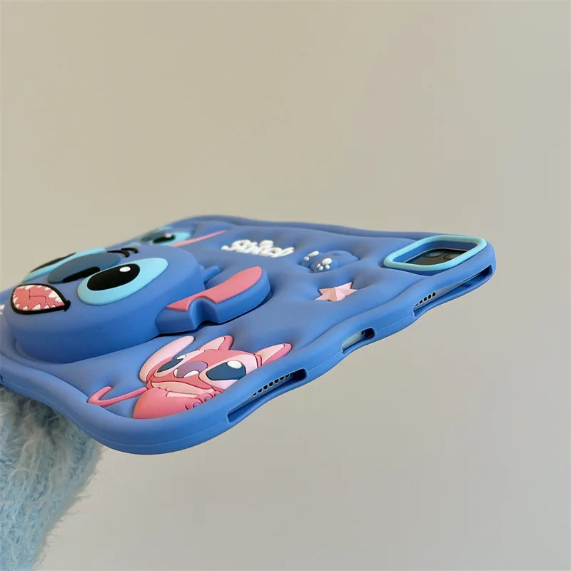 Stich 3D Cartoon Silikon - iPad 10,2/10,9 Zoll, stoßfest