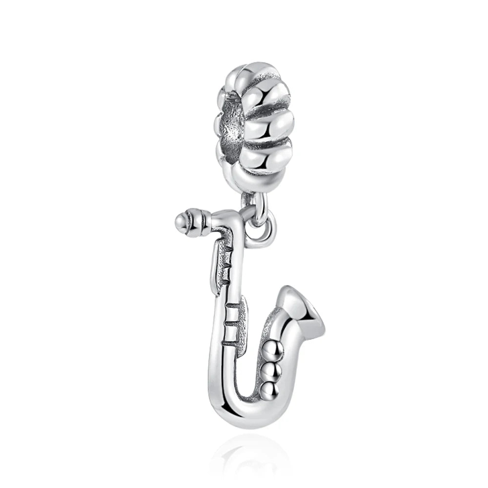 Neue 925 Silber Lernhilfe Schultasche Uhranhänger Charms Beads Fit Original Pandora Armband DIY Schmuck Für Frauen 2024