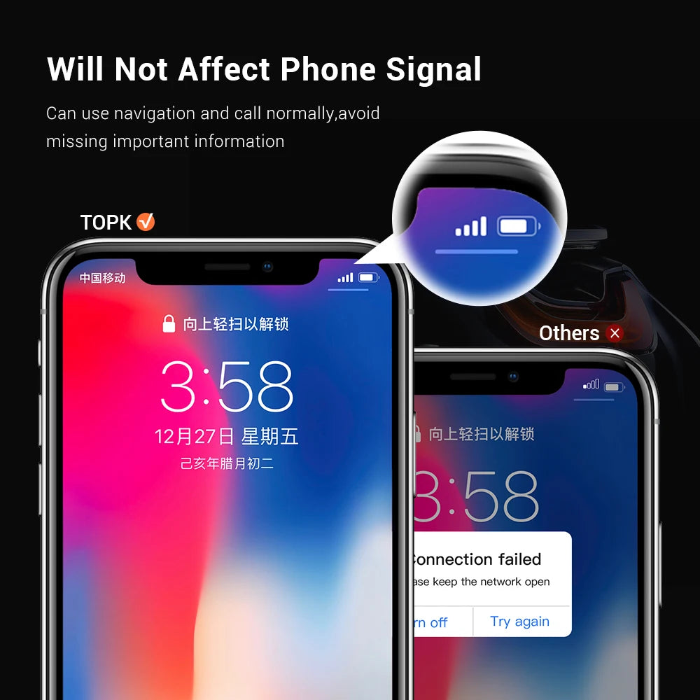 Suport de ventilație TOPK cu forță magnetică - puternic, dimensiune universală