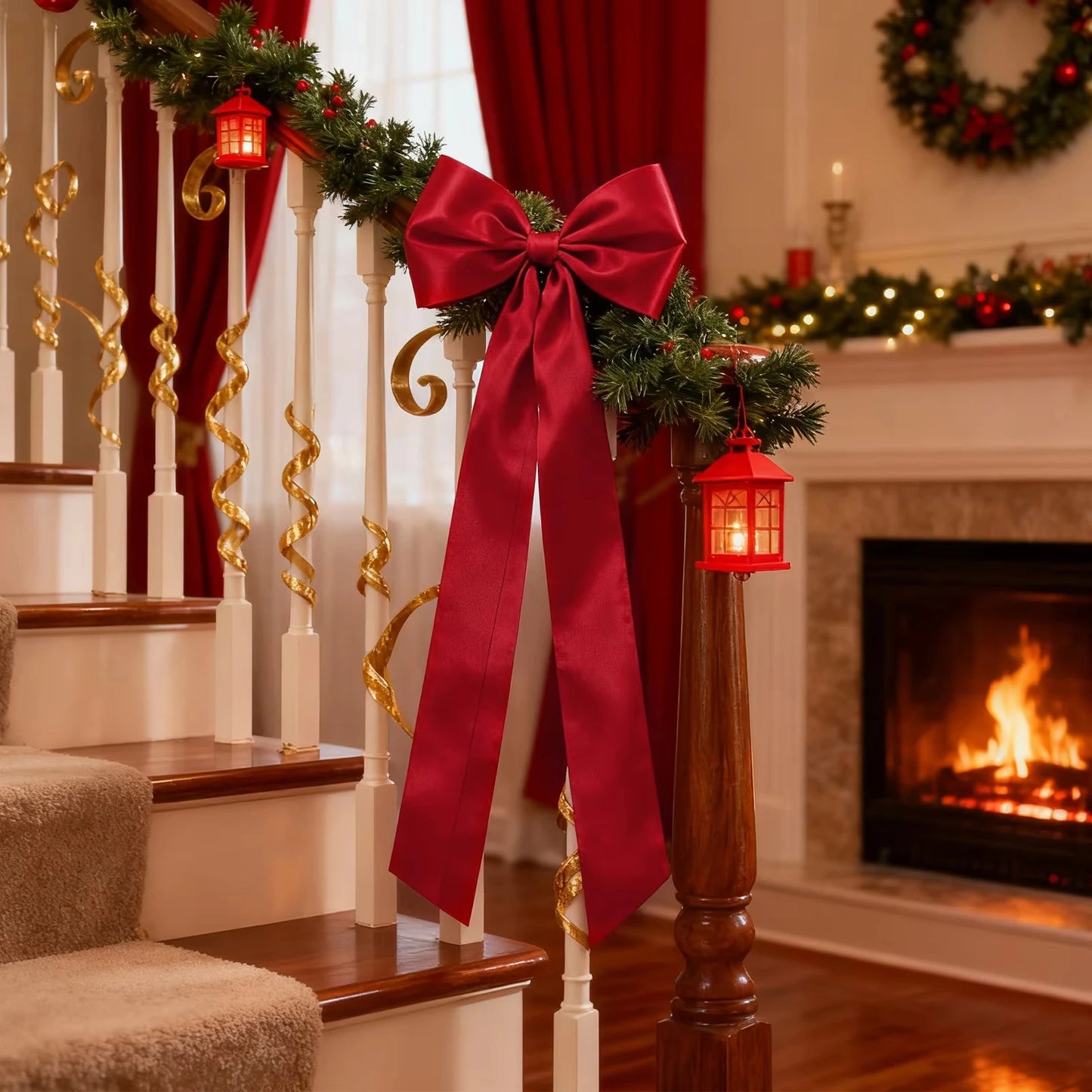 Christmas Bow Decoration Christmas Tree Bow Decoration Christmas Decoration Christmas Party Supplies Holiday Decorations