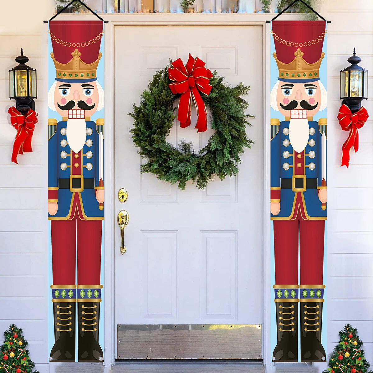 CN Zhejiang Türbanner Weihnachtsdeko - Größe Groß, Polyester