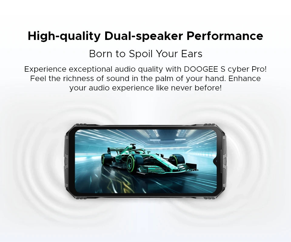 Doogee S Cyber Pro Robustes - 10800 mAh, 33W, 6.6 Zoll