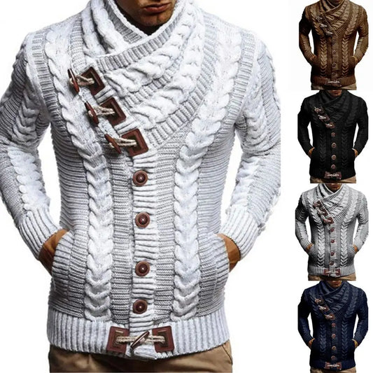 Closure Cardigan Kapuzen Strickpullover Premium Weich Warm Alltagstauglich - Acrylic, Größe XL