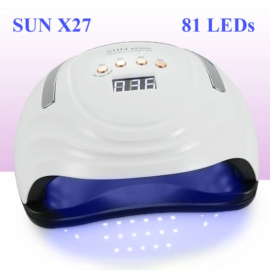 Big Power UV LED Lamp For Nails With 4 Timer Memory Function 81LEDs Lamp For Fast Gel Polish Drying Lamp Nail Equipment