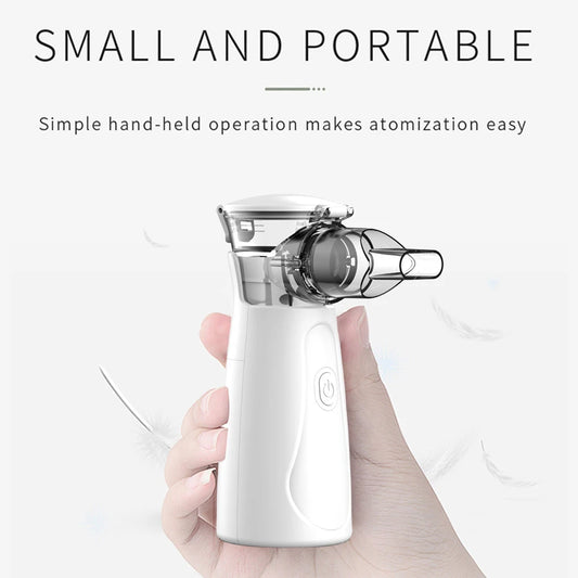 Outdoor Portable Nebulizer Silent Mesh Mini First Aid Kit Handheld Asthma Inhaler Atomizer Kids Adult Saving Emergency Machine