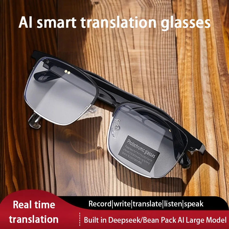 Smart ai glasses with real-time wireless bluetooth translation in 144 languages