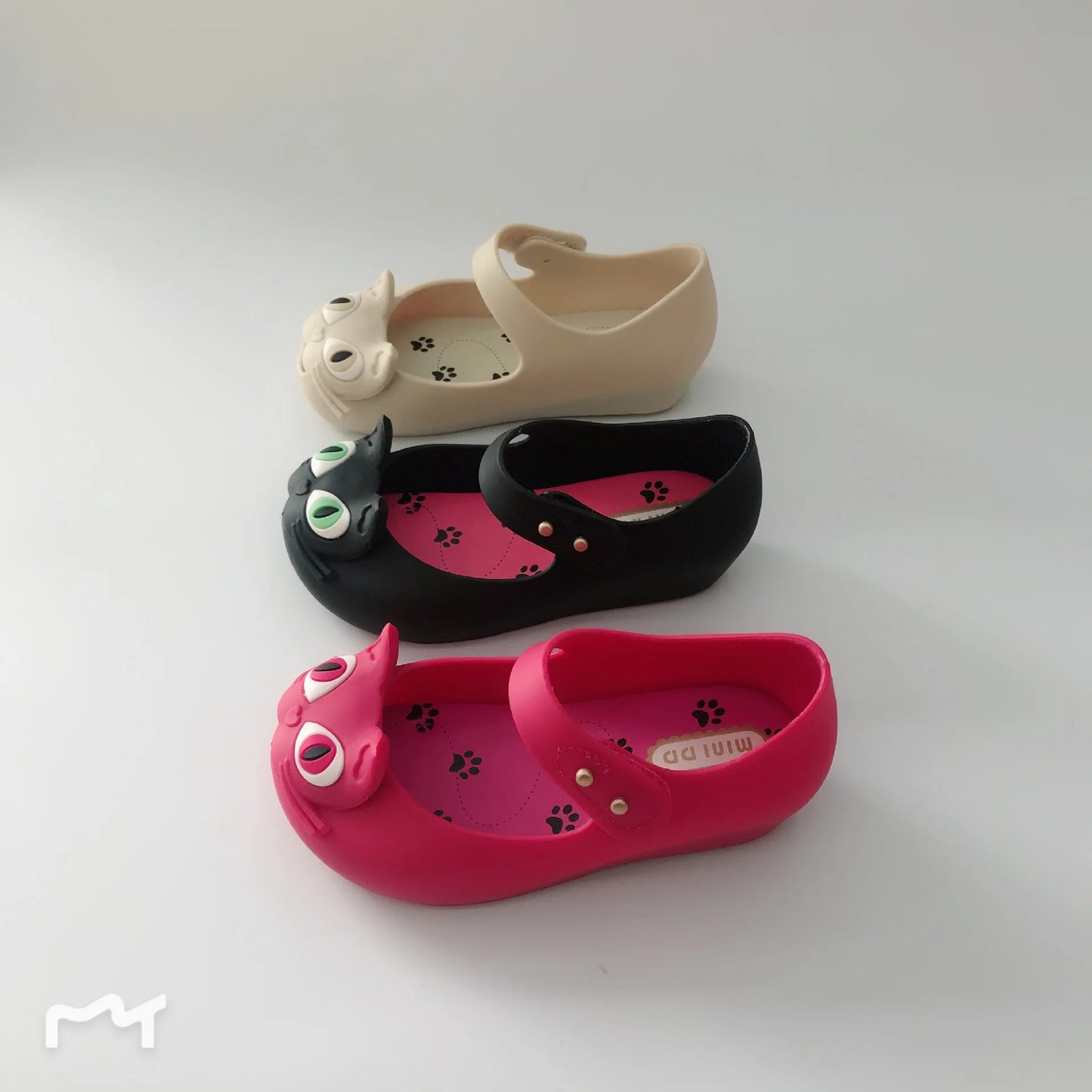 Mädchen-Sandalen 2025: Jelly-Katze Princess-Kawaii Strand Kinder - Beach Kids Kollektion Transparente Schuhe 14+ Jahre