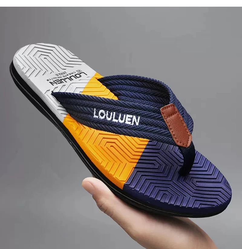 Hohe Qualität Marke Männer Flip Flops Sommer Strand Flip Flops Männer Mode Atmungsaktiv Casual Strand Männer Hausschuhe Sommer Outdoor
