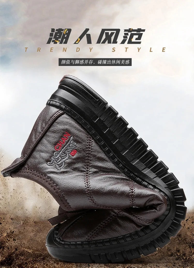 Henan Winterschuhe Velvet Warm - Größe 38-48, Wasserdicht, Rutschfest