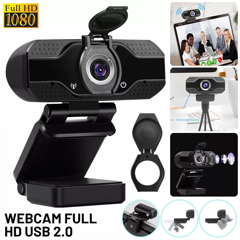 Max 1080P HD Webcam Manueller Fokus - 1080p, USB, kompakt