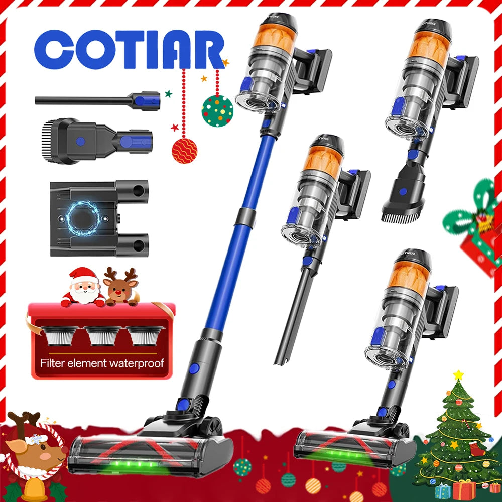 COTIAR R11 Hochleistungs Akku-Staubsauger - 1-2 L, 500 W, Ca. 3 Kg