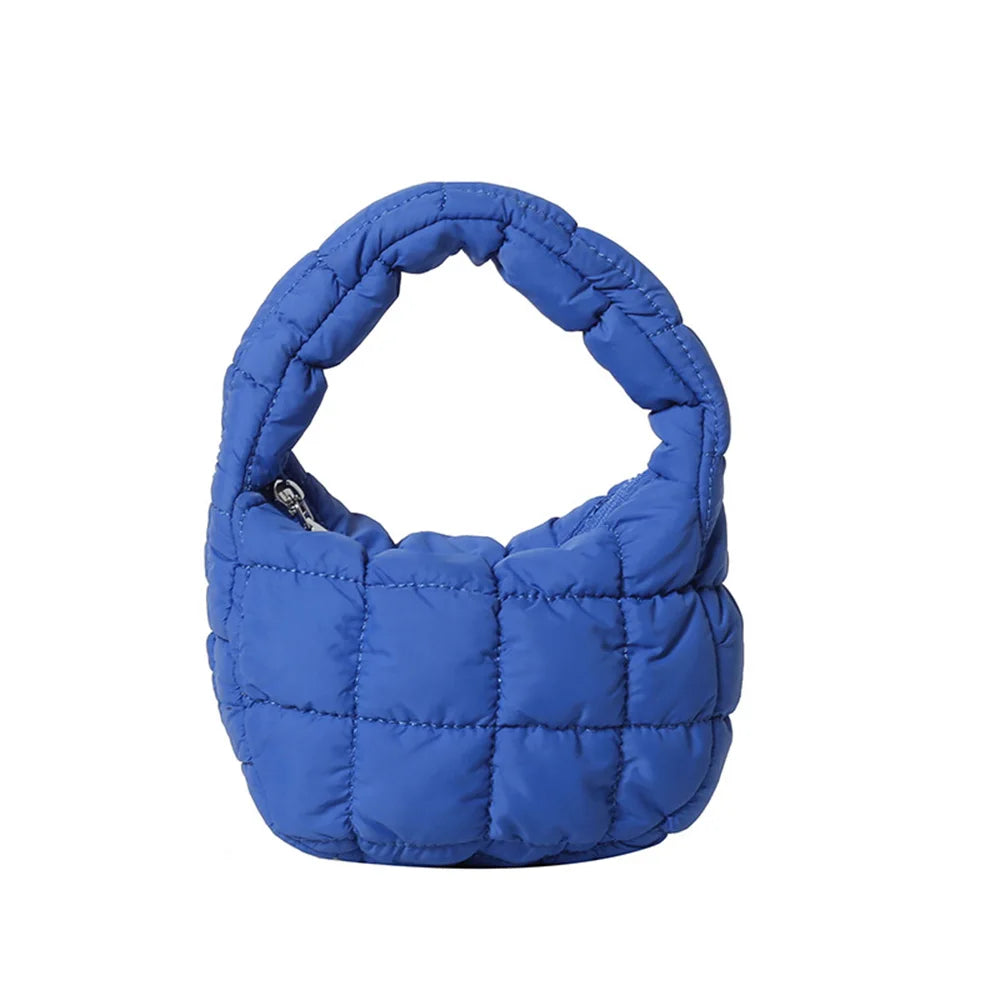 Quilted Padded Crossbody Bag for Women Pleated Bubbles Cloud Shoulder Bags Large Tote Bucket Designer Bag Ruched Handbags 2024