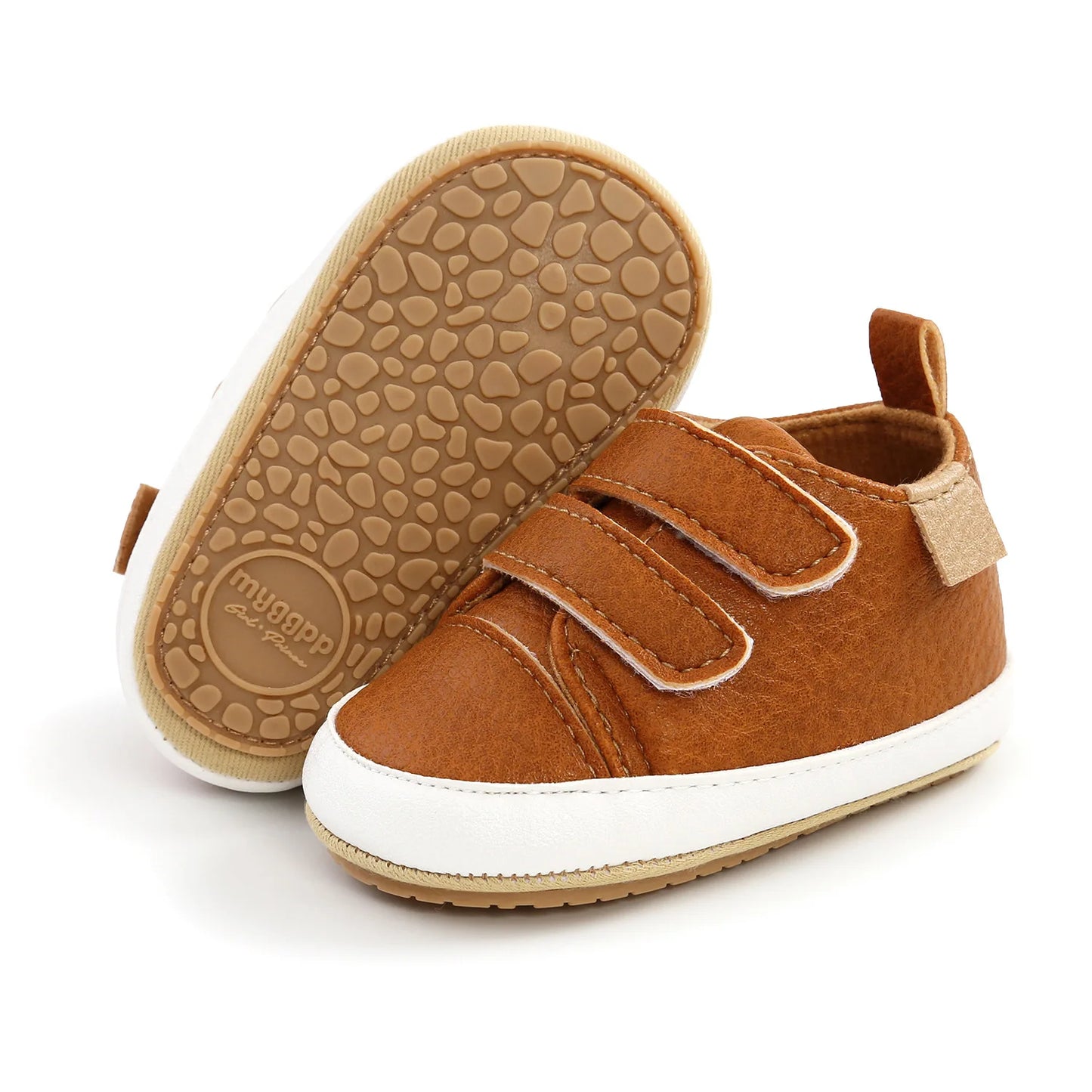 Neugeborenen Baby Schuhe 2025 - Leder Casual Rutschfest - Kleinkind Lauflernschuhe Jungen Mädchen Sneaker