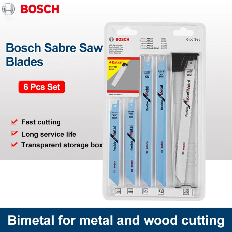 Bosch Reciprocating Saw Blade Universal Wood Metal Cutting Saber Saw Blades Electric Saw Saber for Bosch Gsa 18V/12V Accessories