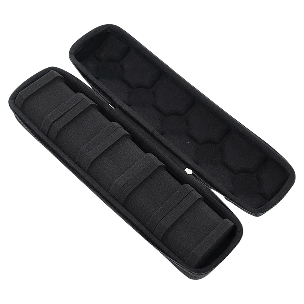 TimeSafe Rollkoffer Uhrenbox - 5 Slots Bis 61mm Schaumstoff