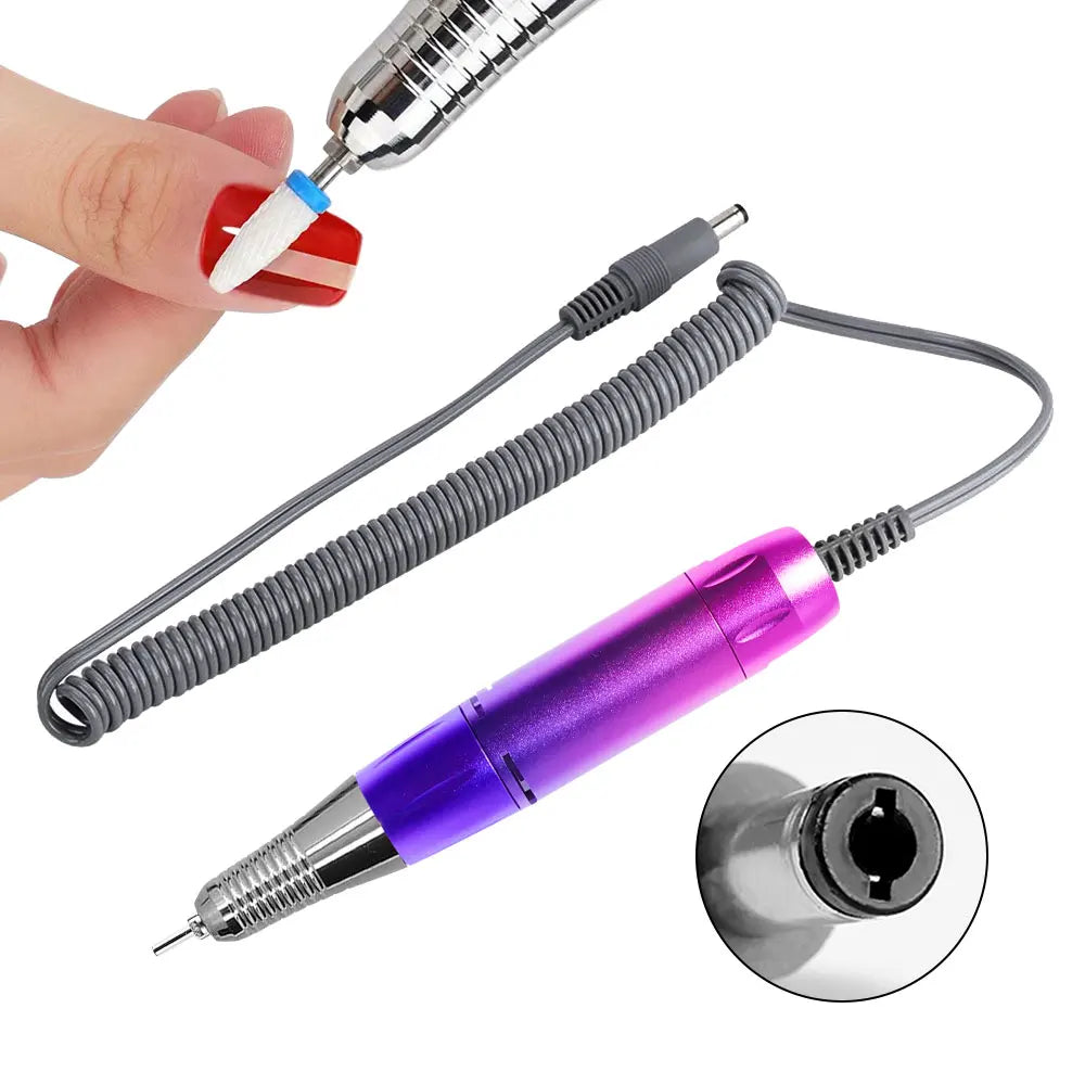 1 buc unghii electrice de gaurit stilou mâner pilă poloneză mașină piesă manichiură pedichiură instrument pentru unghii mașina de găurit accesorii