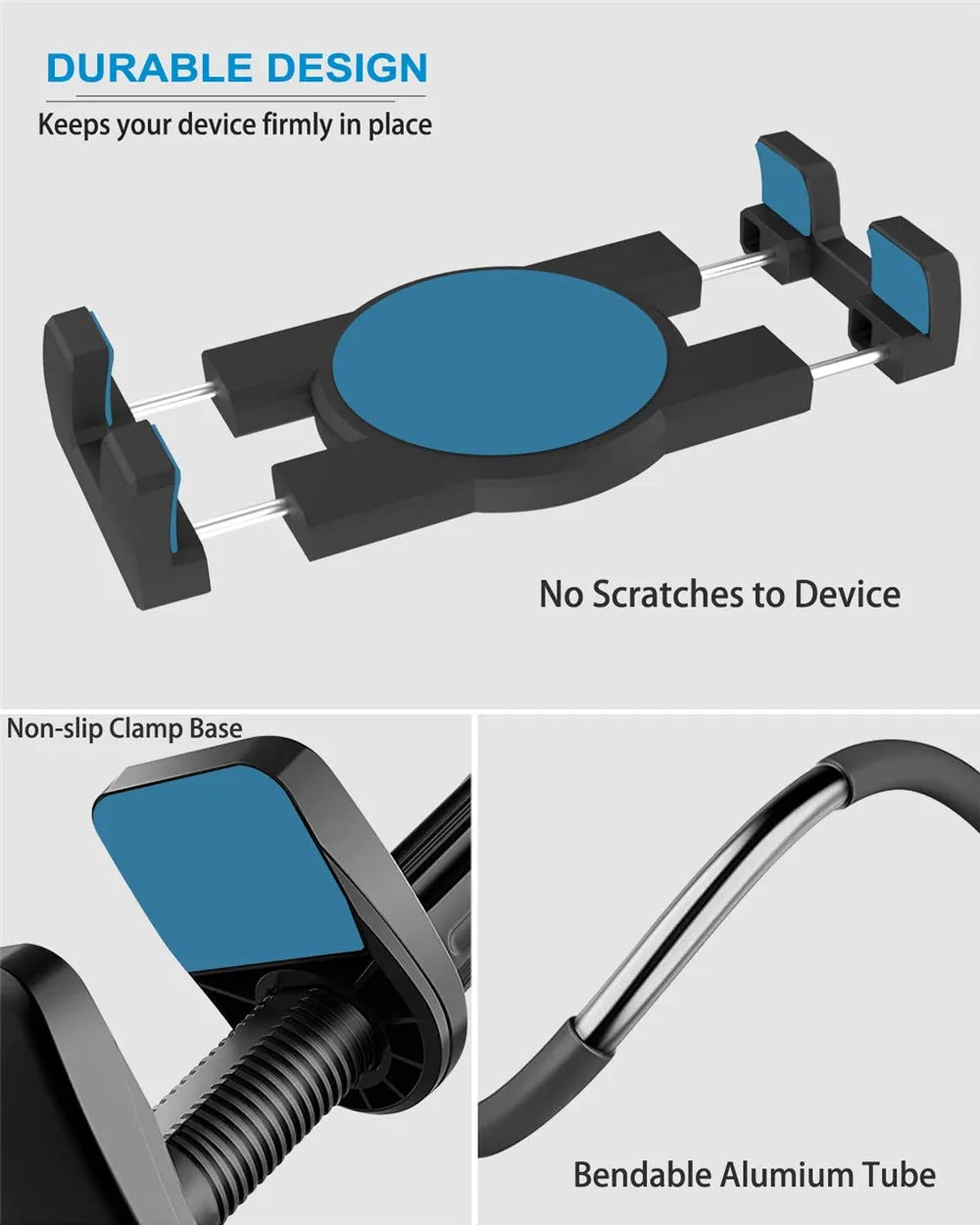 Tablet-Halterung 2025: Flexible Long Arm Stand 5-11'' Phone Tablet Support Xiaomi Samsung iPad Collection