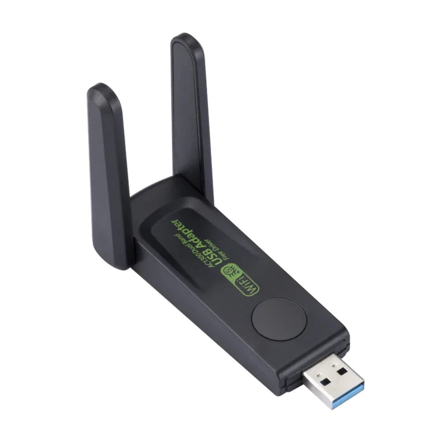 GRWIBEOU 1300Mbps USB WiFi Adapter Dualband - 2.4/5GHz USB