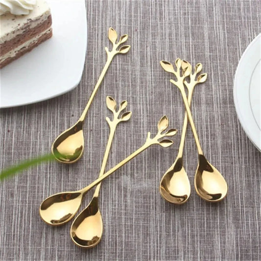 Other Blattlöffel Kreativ - 6-Teilig Edelstahl 13 cm