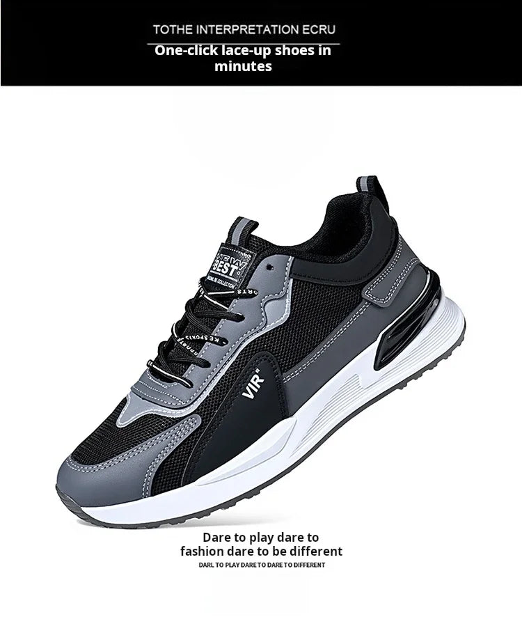 Men Shoes 2024 New Fashion Sneakers for Men Leather Shoes Comfort Lightweight Casual Shoes Outdoor WalkingFootwear