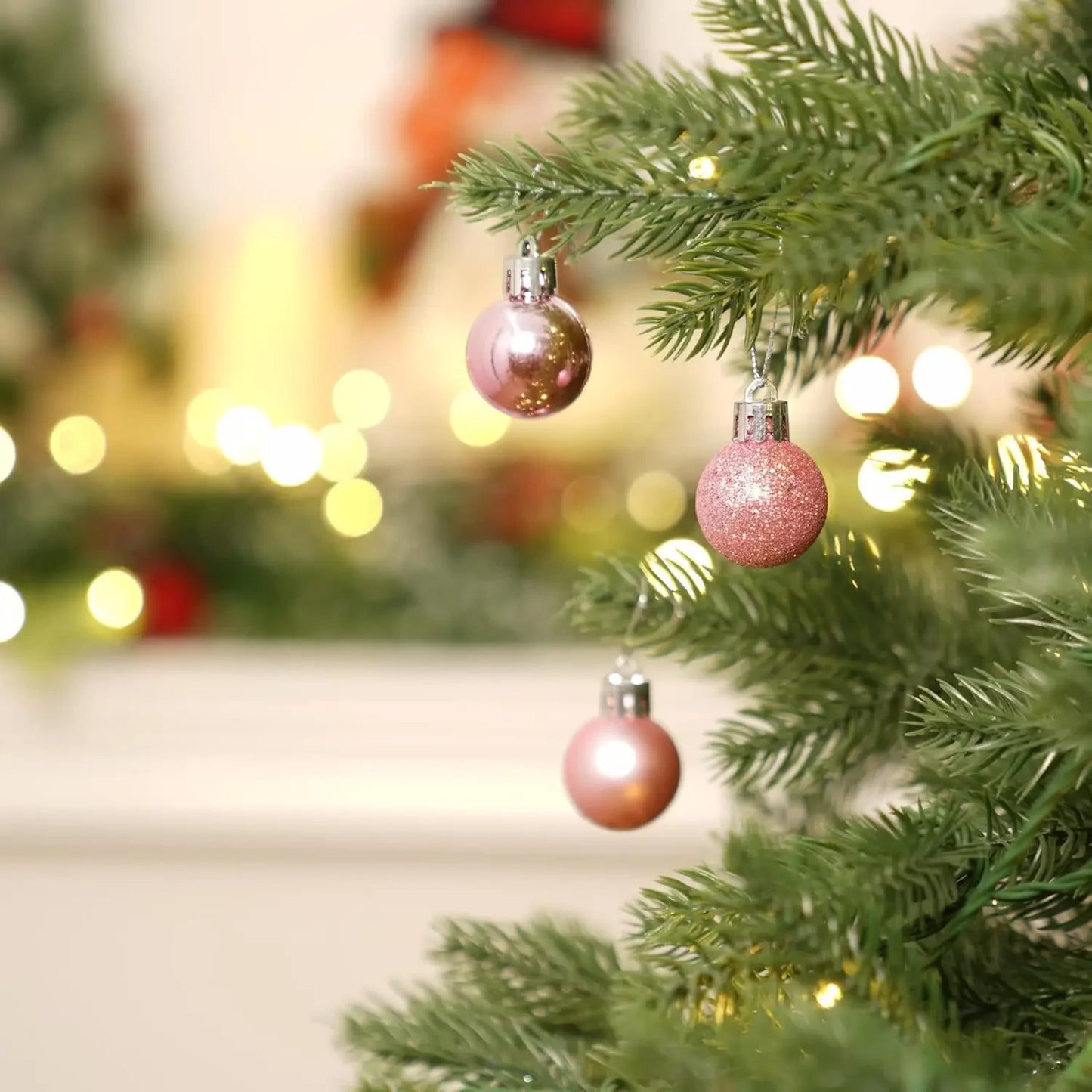 Choice Weihnachtskugeln Shatterproof - Kapazität 24 Stk, Ø4 cm